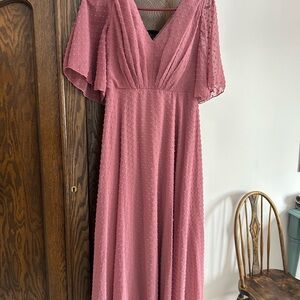 SHEIN Dusty Rose Maxi Dress